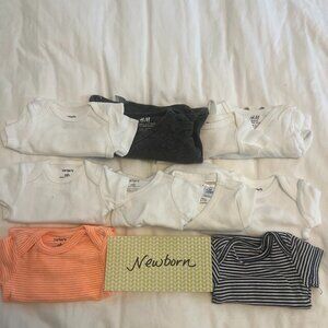 Newborn boys onesie bundle